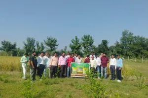 किसानक्राफ्ट ने सूखे सीधे बीज वाले धान पर किया एक तकनीकी प्रदर्शन