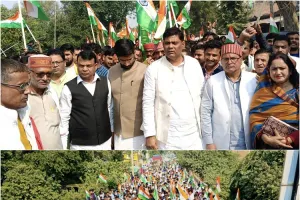 सरदार वल्लभभाई पटेल की 150वीं जयंती पर एकता यात्रा एवं जनसभा का भव्य आयोजन