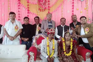 सामूहिक विवाह सम्मेलन में 22 जोड़े दाम्पत्यसूत्र में बन्धे