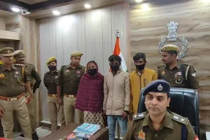 हत्या कांड का 24 घंटे में खुलासा: पत्नी, प्रेमी और उसके साथी सहित तीन गिरफ्तार, आला-कत्ल बरामद