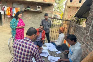 विकासखंड तुलसीपुर में एस.ए.आर. प्रगति 75% पर पहुँची