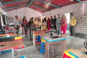 गवर्नमेंट ऑफ तेलंगाना के पांच विभागों के विभिन्न अधिकारियों का प्रशिक्षण के दौरान रुसैना पंचायत का किया भ्रमण