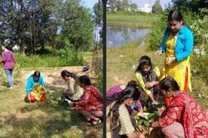 बीएसडब्लू के छात्रों ने गुरुनानक जयंती के उपलक्ष्य में किया पौधरोपण