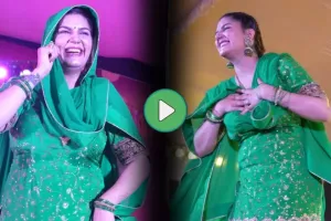 Sapna Choudhary: सपना चौधरी ने हरे सूट में ढाया कहर, ठुमके देखकर लोग हुए दीवाने 