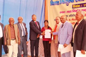 भावना भारतीय वरिष्ठ नागरिक समिति द्वारा विशाल निशुल्क स्वास्थ्य परीक्षण एवं चिकित्सा शिविर का हुआ आयोजन