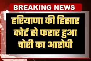 Haryana: हरियाणा की हिसार कोर्ट से फरार हुआ चोरी का आरोपी, 12 फुट ऊंची दीवार फांदकर भागा बदमाश