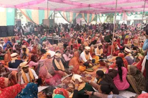 मुख्यमंत्री सामूहिक विवाह योजना में 272 जोड़ों ने लिए सात फेरे