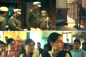 भागवत फिल्म में देवाशीष ने अभिनेता अरशदवार्सी और जीतेंद्र कुमार के साथ निभाई कांस्टेबल की भूमिका।