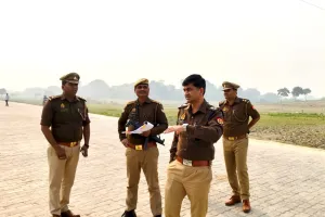 माघ मेल सुरक्षा तैयारियों की  पुलिस उपायुक्त नगर ने किया  व्यापक निरीक्षण।