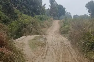 अररा नाले पर पुल न बनने से थारू अंचल की 10 हजार आबादी कैद, बरसात में जीवन ठहर जाता