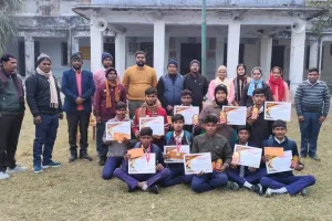 राष्ट्रीय गणित दिवस पर आयोजित हुई प्रश्नोत्तरी प्रतियोगिता