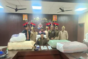 22 लाख के गांजे के साथ दो तस्कर गिरफ्तार