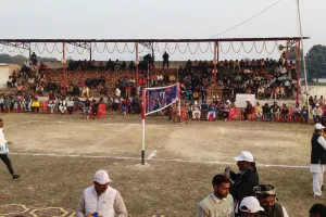 स्वर्गीय ओमप्रकाश सिंह स्मारक वॉलीबॉल प्रतियोगिता का भाजपा जिला अध्यक्ष ने किया भव्य शुभारंभ