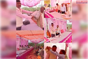 चेरवाडीह में गरीबों को बांटे गये कंबल, पाकर होकर हुए लोग प्रफुल्लित