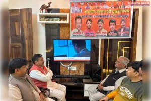 भाजपा टूण्डला नगर द्वारा बूथ संख्या 197 पर सुना गया प्रधानमंत्री मोदी की ‘मन की बात’ का 130वां संस्करण