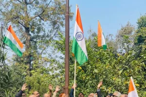 विराम खंड-5 में बड़े धूमधाम से मनाया गया 77वाँ गणतंत्र दिवस। 