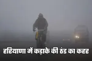 Haryana Weather: हरियाणा में कड़ाके की ठंड का कहर, शीतलहर का अलर्ट हुआ जारी 
