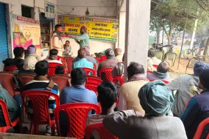 खैरपुर में ग्राम पंचायत स्तरीय किसान सभा का आयोजन, किसानों को दी गई जानकारी