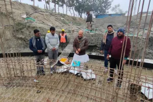 हर घर नल योजना के तहत पानी टंकी निर्माण का शुभारंभ