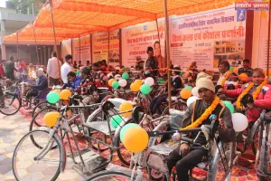 योगी सरकार ने साढ़े आठ साल में दिव्यांगजनों को आत्मनिर्भर बनाया-मंत्री नरेन्द्र कश्यप