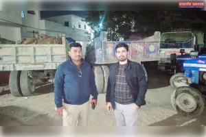 औराई में अवैध खनन पर बड़ी कार्रवाई, 6 ट्रैक्टर-ट्रॉली सीज