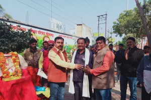 सोन संगीत फाउंडेशन की ओर से रामसरोवर पार्क में हुआ सरस्वती पूजन