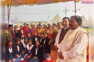 माघ मेले में हुडसा द्वारा गंगा स्वच्छता जागरण कार्यक्रम का भव्य आयोजन