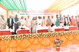 अत्याधुनिक नवनिर्मित भवन का राज्यमंत्री  ने किया लोकार्पण,  ओबरा को मिली विकास की बड़ी सौगात