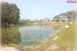 200 साल पुराने तालाब सौंदर्यीकरण में धांधली का आरोप
