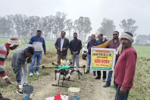 मंगुराही में फसल की विकास, पोषक  तत्वों की उपलब्धता व संभावित उत्पादन वृद्धि पर चर्चा