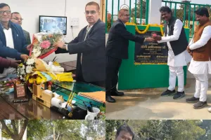 सोनभद्र में नव वर्ष पर कलेक्ट्रेट को मिली सोन सुषमा पार्क की सौगात विधायक और जिलाधिकारी ने किया उद्घाटन