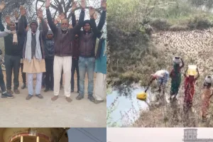 सोनभद्र के जऊवाजोत में पानी के लिए हाहाकार, ग्रामीणों ने किया जोरदार प्रदर्शन ,नदी-नाले का दूषित पानी पीने को मजबूर