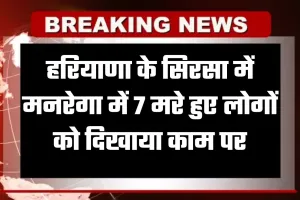 Sirsa: हरियाणा के सिरसा में मनरेगा में गोलमाल, 7 मरे हुए लोगों को दिखाया काम पर