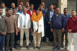 पशु चिकित्सालय रामनगर में आयोजित हुआ विदाई समारोह