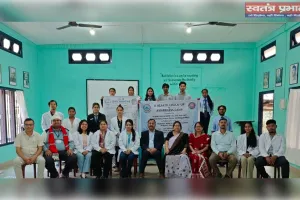 सिलापथार में स्वास्थ्य का जांच और जागरूकता कैंप का सफल समापन