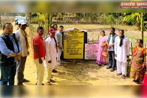 श्रीभूमि जिले के दरगारबन्द जीपी में 65 लाख रुपये की लागत से चार ग्रामीण सड़कों का शिलान्यास जीपी सभापति माला सिन्हा ने किया
