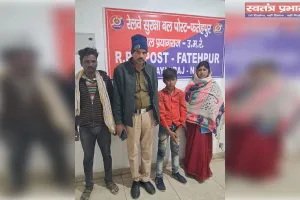 सीसीटीवी निगरानी से लावारिस बालक को सुरक्षित माता-पिता को सौंपा गया