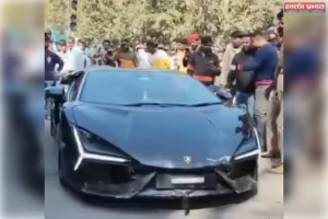 कानपुर हादसा: बाइक सवार को टक्कर मारने वाली लैम्बोर्गिनी का चालक तंबाकू कारोबारी का बेटा निकला, शिवम मिश्रा की पहचान