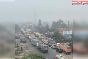 लंबे जाम का पर्याय बना कानपुर, सागर हाईवे पर 30 किलोमीटर तक 12 घंटे जाम