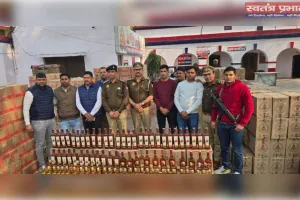 पंजाब से ट्रक द्वारा बिहार ले जाई जा रही 753 पेटी शराब सहित युवक गिरफ्तार