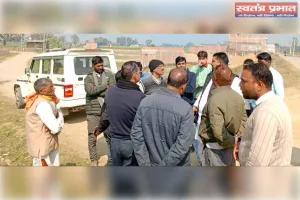 एनएच 730 बाइपास निर्माण से जल निकासी बाधित होने की आशंका, मौके पर पहुंची टीम