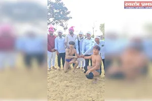 नेपाल के  लकी थापा पहलवान बने दंगल के  विजेता