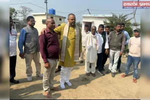 पीड़ित परिवार से मिले विधायक विनय वर्मा