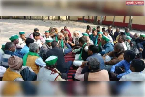 भारतीय किसान यूनियन की मासिक बैठक में उठा आवारा पशुओं का मुद्दा 