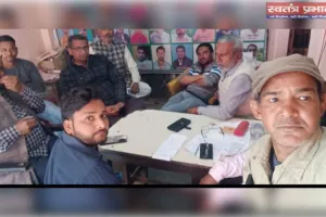 गोला आंदोलन में भाग लेने नवाबगंज से भारी संख्या में पत्रकार होंगे सम्मिलित अखिलेश उपाध्याय 