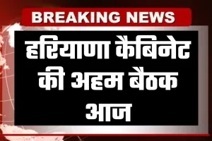 Haryana Cabinet Meeting: हरियाणा कैबिनेट की अहम बैठक आज, लिए जा सकते हैं ये बड़े फैसले 