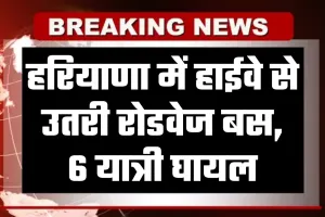 Haryana: हरियाणा में हाईवे से उतरी रोडवेज की बस, 6 यात्री घायल