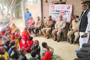 बाल विवाह मुक्त भारत अभियान के तहत मुसहर बस्ती में जागरूकता कार्यक्रम