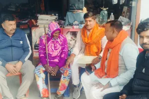 सोनभद्र भरहरी शक्ति केंद्र पर भाजपा का बूथ विजय संकल्प राष्ट्रीय मंत्री दीपक गोड़ और मंडल अध्यक्ष संजय केसरी ने कार्यकर्ताओं में भरा जोश