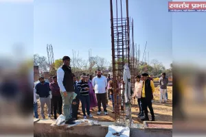 नगर पंचायत भारत गंज में नवीन प्रस्तावित कार्यों की समीक्षा की गयी